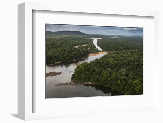 Essequibo River. Iwokrama Rurununi, Guyana. Longest River in Guyana-Pete Oxford-Framed Photographic Print