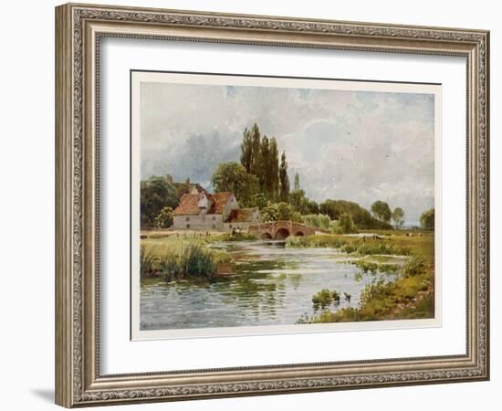 Essex Scenery: The River Stour at Dedham-Sutton Palmer-Framed Art Print