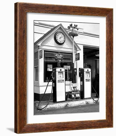 Esso Gas Station-null-Framed Giclee Print