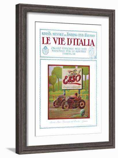 ESSO, The Road of Italy-null-Framed Art Print