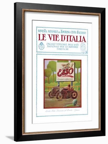 ESSO, The Road of Italy-null-Framed Art Print