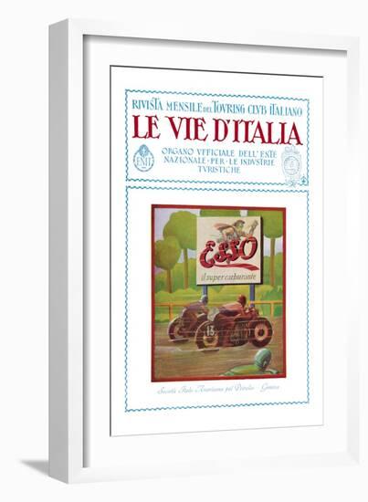 ESSO, The Road of Italy-null-Framed Art Print