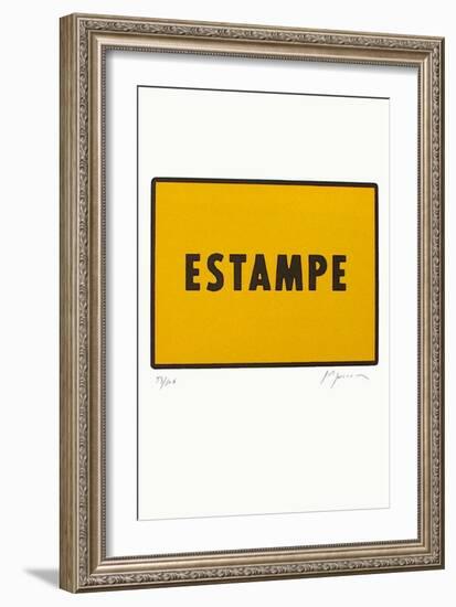 Estampe-Joël Ducorroy-Framed Limited Edition