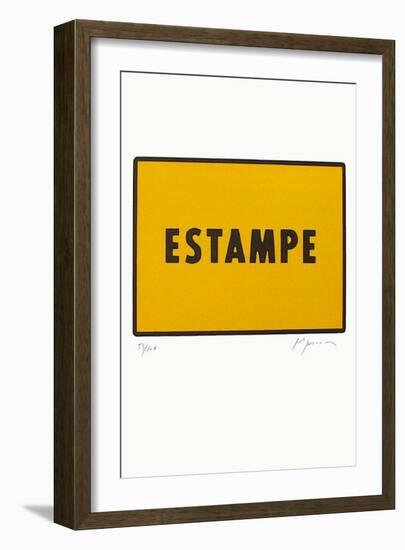 Estampe-Joël Ducorroy-Framed Limited Edition