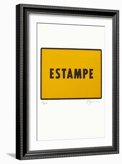 Estampe-Joël Ducorroy-Framed Limited Edition