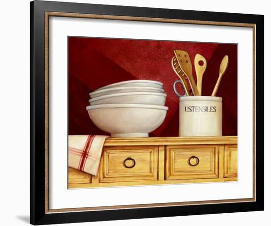 Estante de la Cocina II-Clunia-Framed Art Print