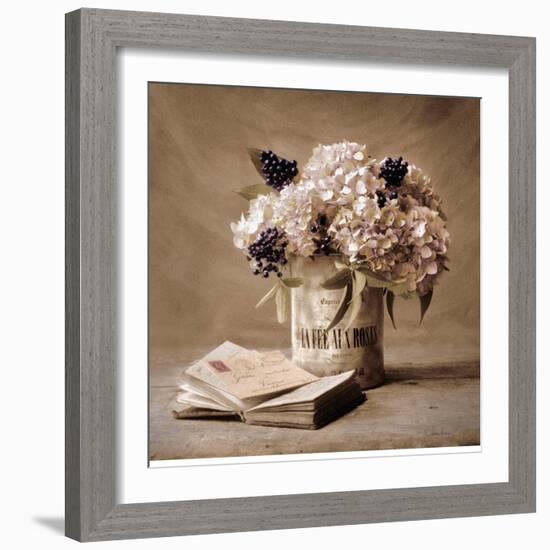 Estate Hydrangeas-Cristin Atria-Framed Art Print