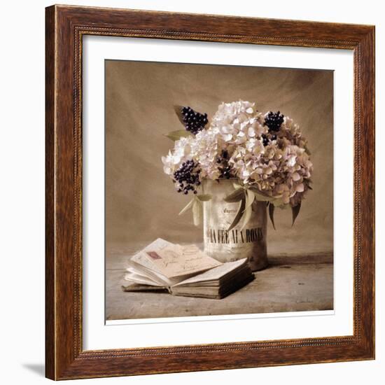 Estate Hydrangeas-Cristin Atria-Framed Art Print