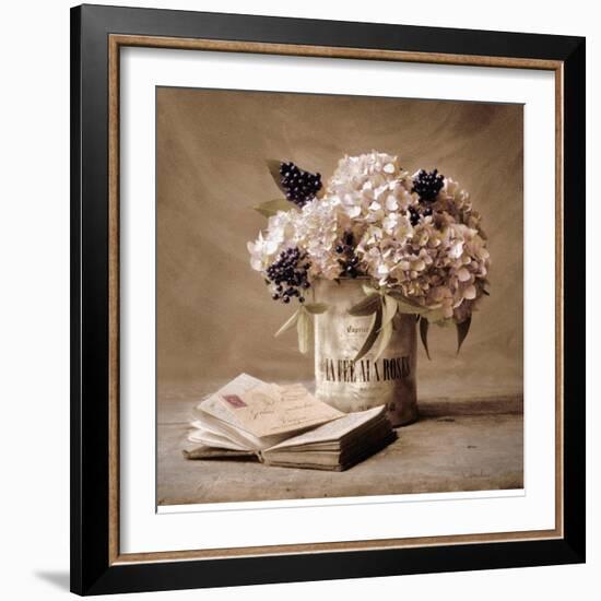 Estate Hydrangeas-Cristin Atria-Framed Art Print