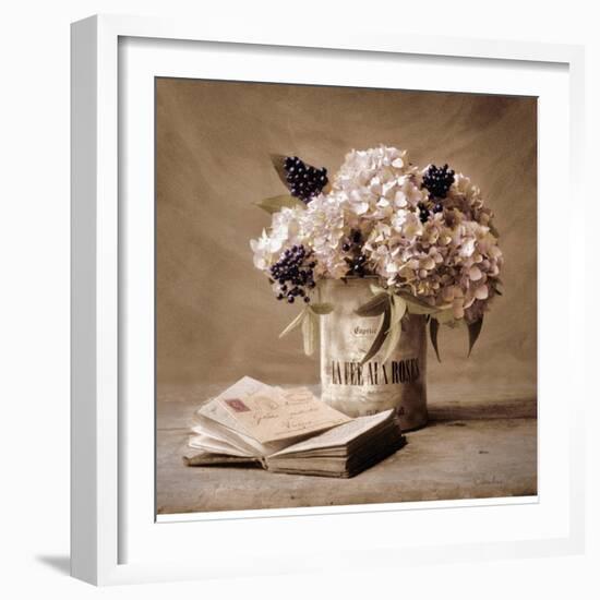 Estate Hydrangeas-Cristin Atria-Framed Art Print