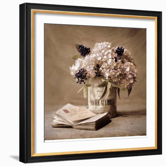 Estate Hydrangeas-Cristin Atria-Framed Art Print