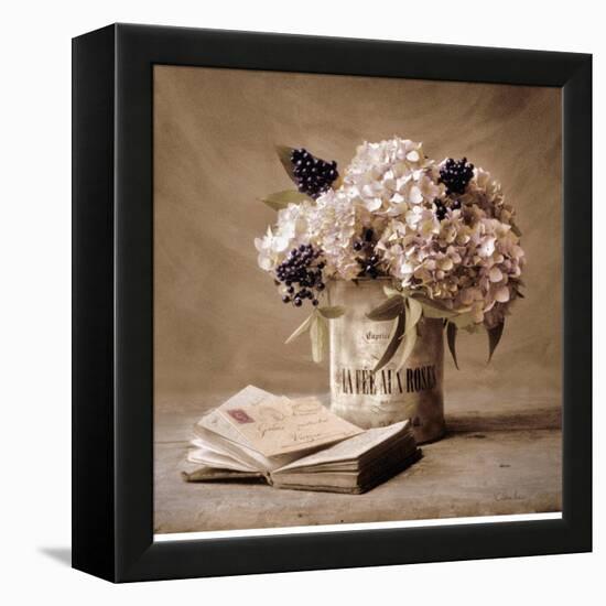 Estate Hydrangeas-Cristin Atria-Framed Stretched Canvas