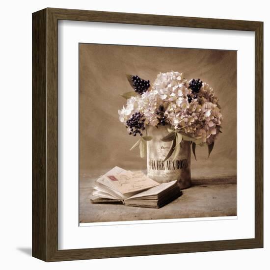 Estate Hydrangeas-Cristin Atria-Framed Art Print