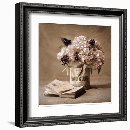 Estate Hydrangeas-Cristin Atria-Framed Art Print