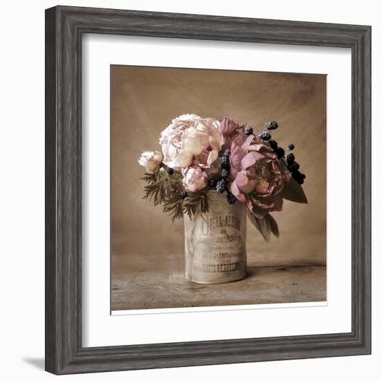 Estate Peonies-Cristin Atria-Framed Art Print