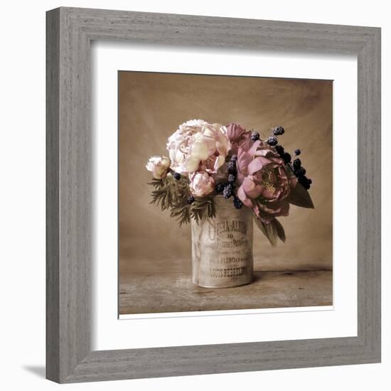 Estate Peonies-Cristin Atria-Framed Art Print