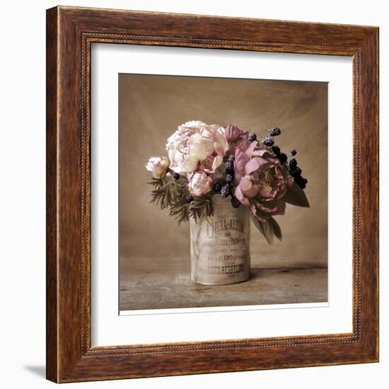 Estate Peonies-Cristin Atria-Framed Art Print