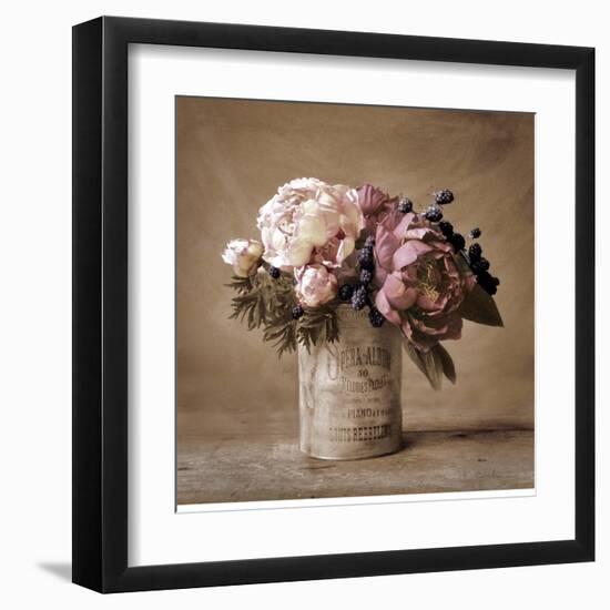 Estate Peonies-Cristin Atria-Framed Art Print