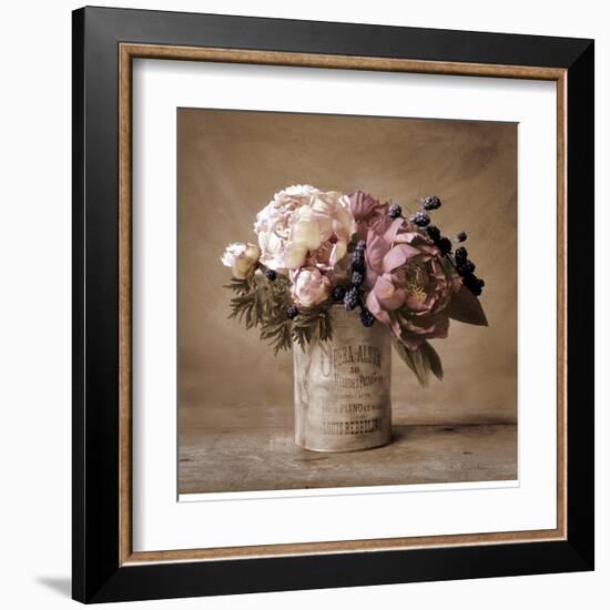 Estate Peonies-Cristin Atria-Framed Art Print