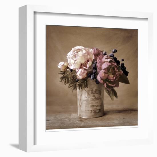 Estate Peonies-Cristin Atria-Framed Art Print