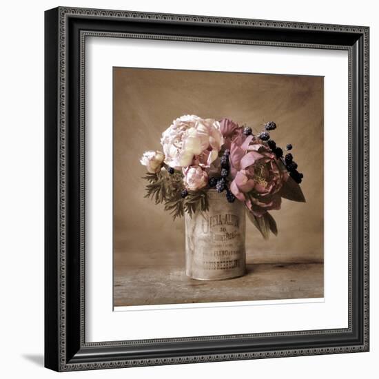 Estate Peonies-Cristin Atria-Framed Art Print