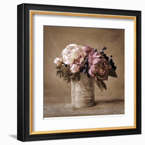 Estate Peonies-Cristin Atria-Framed Art Print