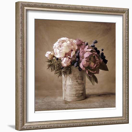 Estate Peonies-Cristin Atria-Framed Art Print