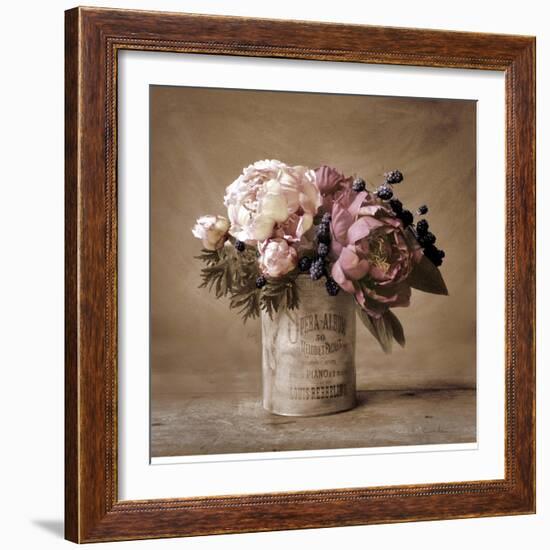 Estate Peonies-Cristin Atria-Framed Art Print