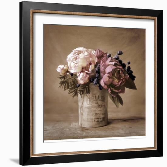 Estate Peonies-Cristin Atria-Framed Art Print