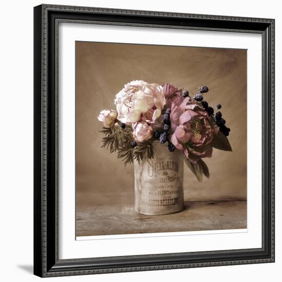 Estate Peonies-Cristin Atria-Framed Art Print