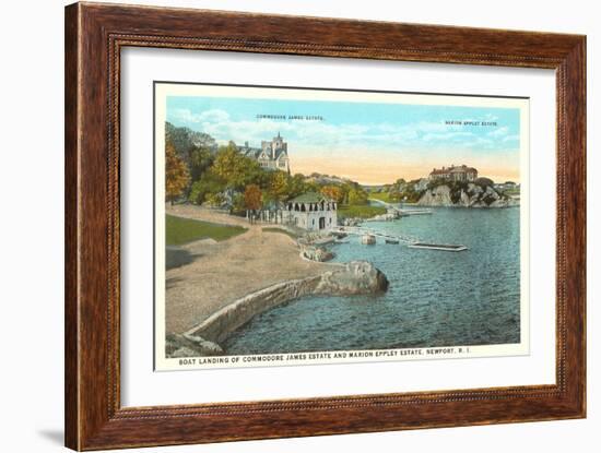 Estates in Newport, Rhode Island-null-Framed Art Print