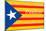 Estelada; Catalan Independence Flag-Juan Carlos B.-Mounted Art Print