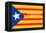 Estelada; Catalan Independence Flag-Juan Carlos B.-Framed Stretched Canvas