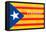 Estelada; Catalan Independence Flag-Juan Carlos B.-Framed Stretched Canvas