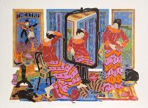 Women in Interior #4-Estelle Ginsburg-Serigraph