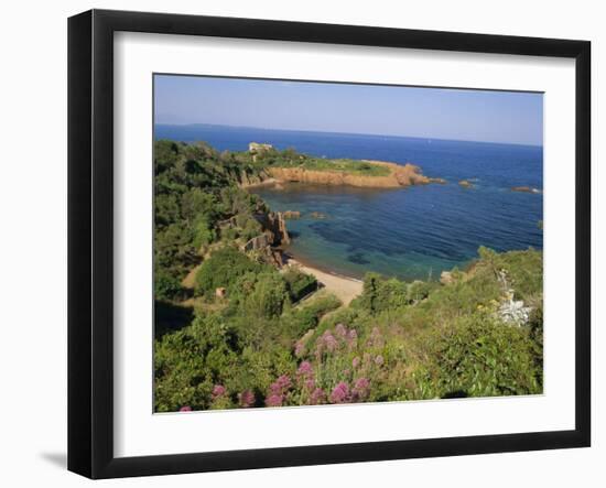 Esterel Corniche Near St. Raphael, Cote d'Azur, Mediterranean Coast, Provence, France, Europe-Michael Busselle-Framed Photographic Print