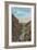 Estes Park, CO - View of Big Thompson Canon-Lantern Press-Framed Art Print