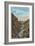 Estes Park, CO - View of Big Thompson Canon-Lantern Press-Framed Art Print