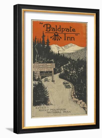 Estes Park, Colorado - Baldpate Inn Promotional Poster No. 1-Lantern Press-Framed Art Print