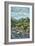 Estes Park Village, Colorado - Town View-Lantern Press-Framed Art Print