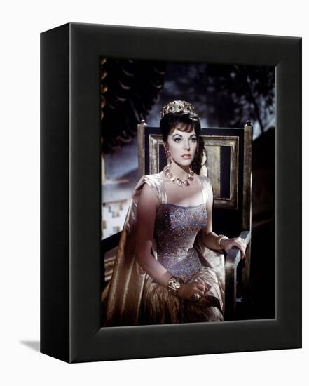 Esther And the king by Raoul Walsh and Mario Bava, with Joan Collins, 1960 (photo)-null-Framed Stretched Canvas