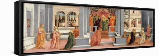 Esther before Ahasuerus, 1478-1480-Filippino Lippi-Framed Premier Image Canvas