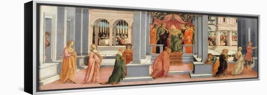 Esther before Ahasuerus, 1478-1480-Filippino Lippi-Framed Premier Image Canvas