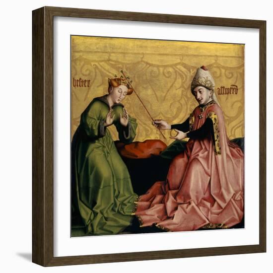 Esther before Ahasuerus from the Heilspiegel Altarpiece, C.1435-Konrad Witz-Framed Giclee Print