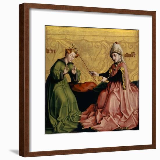 Esther before Ahasuerus from the Heilspiegel Altarpiece, C.1435-Konrad Witz-Framed Giclee Print