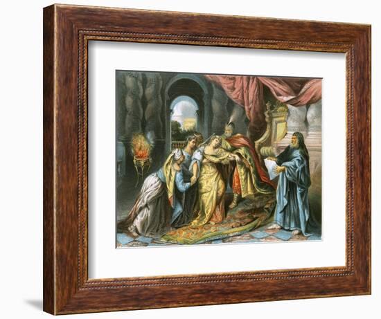 Esther before Ahasuerus-Antoine Coypel-Framed Giclee Print