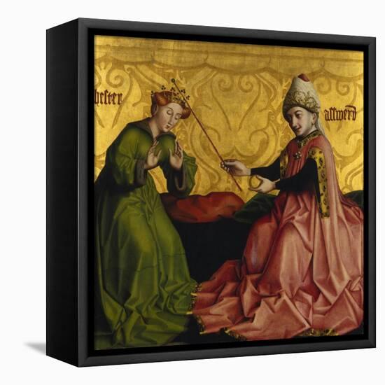 Esther before Ahasver-Konrad Witz-Framed Premier Image Canvas