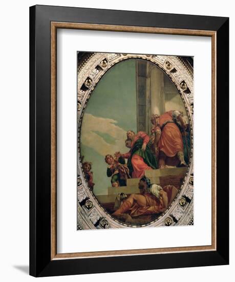 Esther Conducted to Ahasuerus-Paolo Veronese-Framed Giclee Print