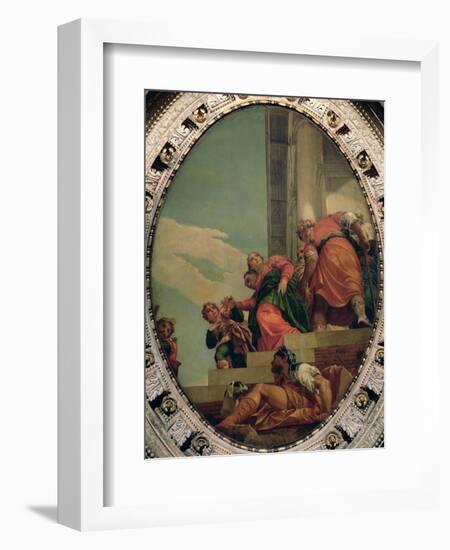 Esther Conducted to Ahasuerus-Paolo Veronese-Framed Giclee Print