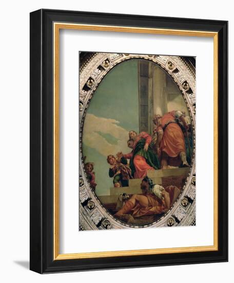 Esther Conducted to Ahasuerus-Paolo Veronese-Framed Giclee Print